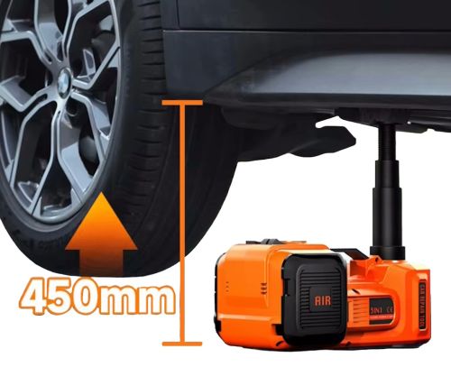 Електрогідравлічний домкрат компресор ліхтар XPRO ZSY03-X 180W до 5 тонн, Автомобільний електричний домкрат Max M03X 3в1 до 5000 кг в кейсі