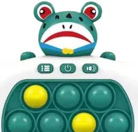 Дитяча іграшка головоломка Quick Pop It Baby Frog SR8602 інтерактивна електронна приставка антистрес поп іт для зняття стресу на батарейках від 3-х років