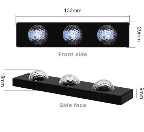 Універсальна Автомобільна RGB led підсвічування A12 DL-00126 в салон з пультом ДУ, стрічки для підсвічування машини з музичної синхронізацією 99807