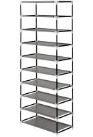 Розкладний тканинний шафа органайзер Compages Shoes Shelf T - 1099 складаний каркасний стелаж для зберігання взуття Shoe Cabinet 160x60x30 Коричневий