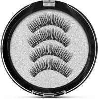 Магнітні вії на стрічці Magnetic Lashes Professional Eyelash 3D багаторазові накладні вії на магнітній основі в круглому футлярі 26 мм