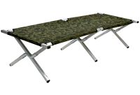 Розкладне ліжко для кемпінгу Camp Bed 190х65 см портативна складна розкладачка з алюмінієвим каркасом до 120 кг ліжко-розкладачка з чохлом