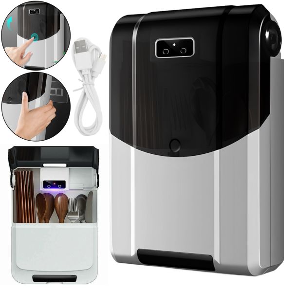 Настінний стерилізатор Chopstick Disinfection Machine SH-012 дезінфікуючий тримач для посуду та столових приборів з УФ-стерилізацією LY-996
