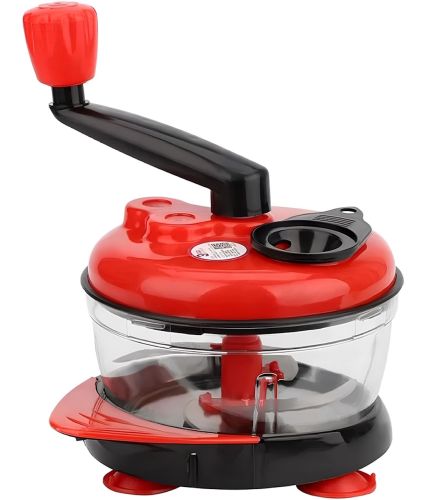 Ручний подрібнювач овочів Keouke Chopper Food LG-006 2 в 1 кухонний мініблендер з трьома лезами і чашею на 1.5 л чопер для подрібнення м'яса