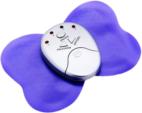 Імпульсний масажер міостимулятор Метелик Butterfly Small XM - 1002 вібромасажер для схуднення, зміцнення і пружності м'язів преса на батарейках