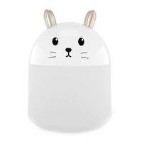 Настольный ультразвуковой увлажнитель воздуха ночник кролик Humidifier Rabbit ВА-12, Портативный USB Арома-диффузор с подсветкой, Ночник-увлажнитель