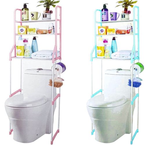 Стійка над унітазом Supretto Toilet Rack 160х50 см підлоговий стелаж, Полиця етажерка для ванної кімнати і туалету органайзер для зберігання