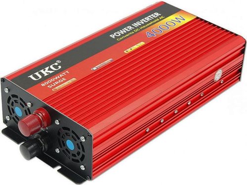Автомобільний перетворювач авто UKC AR-4000M 12v - 220v 4000W автомобільний інвертор напруги струму 12В 220В 4000 Вт з функцією плавного пуску 