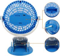 Настольный мини вентилятор с прищепкой Mini Fan MK-F168 портативный ручной охлаждающий вентилятор с зажимом на стол от аккумулятора и USB LY-582, WX-6503
