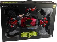 Трюковая машинка перевертыш Champions 2866 аккумуляторный трансформер вездеход на радиоуправлении и сенсорным управлением жестами от руки Красный