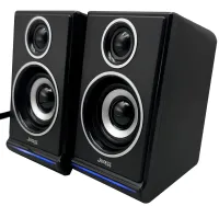 Провідні комп'ютерні колонки Jedel S-578 2.0 6W стерео RGB колонка з регулюванням гучності, акустика з підсвічуванням для ПК і ноутбука від USB