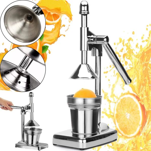 Ручна настільна соковижималка прес Manual Juicer AND841 для соку цитрусових і гранатів, механічний прес з нержавіючої сталі для фруктів