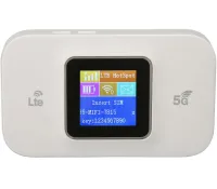 Портативний роутер модем з екраном Wireless Mobile Wi-Fi Pro MF68E 4G/5G акумуляторний вай фай маршрутизатор зі слотом сім карти і знімною батареєю
