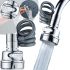 Універсальна гнучка насадка аератор Rotation Water Faucet LY-789 для економії води на кран, Экономитель 360 з гнучким шлангом 3 режими на змішувач