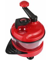 Ручний подрібнювач овочів Keouke Chopper Food LG-006 2 в 1 кухонний мініблендер з трьома лезами і чашею на 1.5 л чопер для подрібнення м'яса