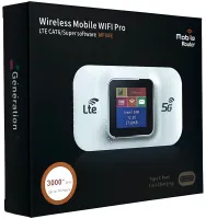 Портативний роутер модем з екраном Wireless Mobile Wi-Fi Pro MF68E 4G/5G акумуляторний вай фай маршрутизатор зі слотом сім карти і знімною батареєю