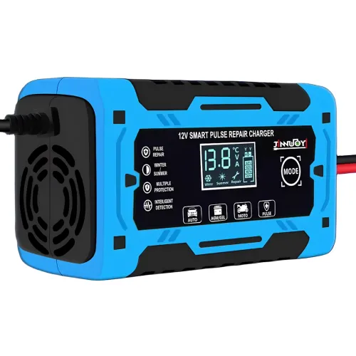 Автомобільний імпульсний пускозарядний АКБ Jinnuoyi Pulse Repair Charger 12V 10A пристрій з LED дисплеєм для зарядки акумуляторів авто 10Ah-200Ah