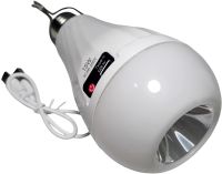 Світлодіодна кемпінгова лампочка Світильник LED Emergency Lamp Z-725 15W аварійний світильник в патрон E27 з акумулятором 18650 і гачком CK8039