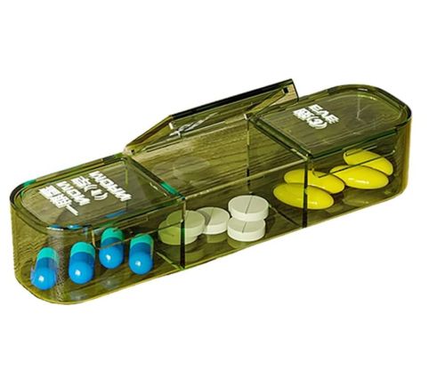 Органайзер для таблеток Portable Pill Box MSK-3516 на 21 ячейку, карманный контейнер для хранения лекарств на 7 дней, таблетница диспенсер на неделю