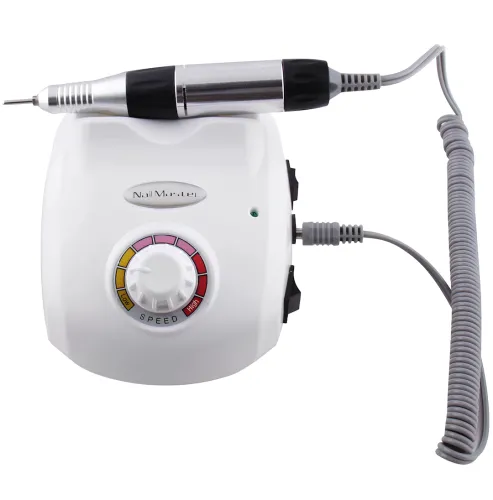 Машинка фрезер для маникюра и педикюра Beauty Nail DM-502 35000 оборотов, электрический аппарат для обработки ногтей с насадками и педалью 