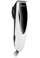 Дротова машинка для стрижки волосся Kemei KM-6355 10W професійний тример для окантовки бороди і вусів від мережі зі змінними насадками Gemei