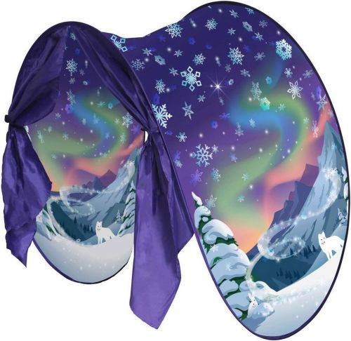 Дитячий ігровий намет для сну Dream Tents Glow зоряне небо тент балдахін для дитячого ліжечка з LED підсвічуванням, пультом управління і сумкою