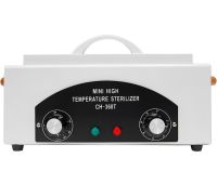 Стерилізатор сухожар Sanitizing Box Sterilizer СН-360 300W сухожарова шафа з дисплеєм для стерилізації та дезінфекції манікюрних інструментів 1.8 л