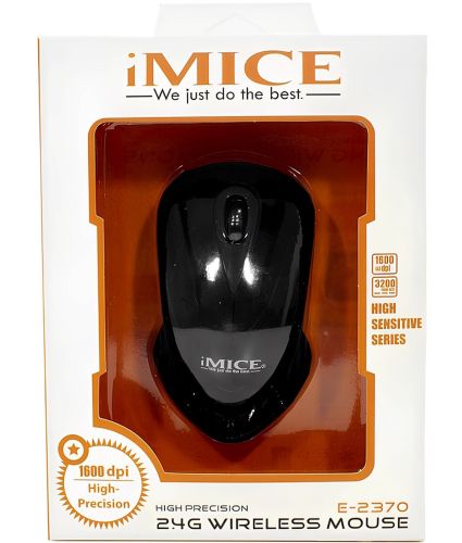 Бездротова ігрова Bluetooth мишка iMICE E-2370 для комп'ютера і ноутбука 2.4GHZ 1600 DPI геймерська оптична блютуз миша для ПК від батарейок USB