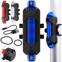 Велосипедна фара із заднім стопом Bike Light SD-616 акумуляторний габаритний велоліхтар, велосипедний стоп сигнал на велораму 4 режими роботи від USB