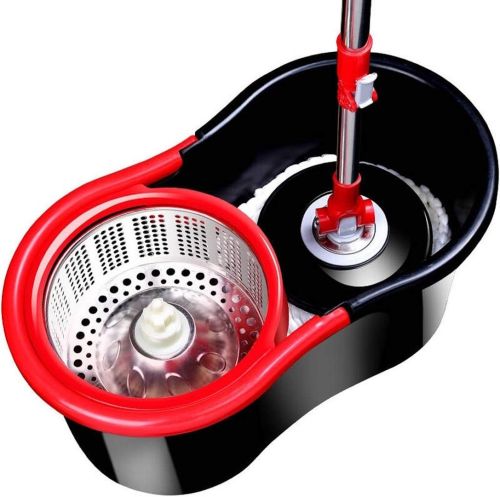 Комплект швабра з турбо віджимом і відром Spin Mop 360 10 л набір для прибирання та миття підлоги Magic Mop телескопічна швабра з насадкою з мікрофібри