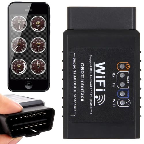 Діагностичний автосканер ELM327 OBD2 Wi-Fi, універсальний автомобільний WiFi сканер pic18f25k8 діагностики автомобілів для iOS / Android / Windows