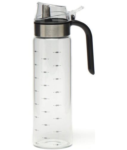 Дозатор для рослинної олії An Rui Oil Bottle YH-033 550 мл скляна пляшка для оцту, кухонний диспенсер для зберігання рідких продуктів