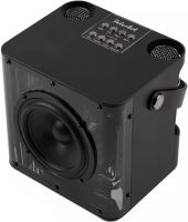 Акумуляторна колонка караоке Peterhot A99 акустична Bluetooth система з двома бездротовими мікрофонами і RGB світломузикою usb MicroSD CL-227