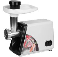 Кухонная электрическая мясорубка Bitek BT-3367 3200W с насадками для колбас и кеббе и толкателем, Бытовая электромясорубка Витек 3200Вт Белая