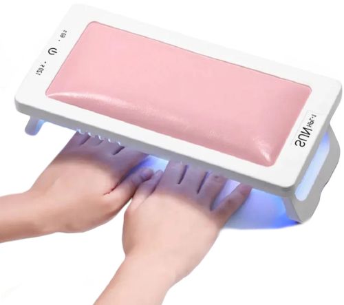 Професійна УФ лампа для манікюру SUN HPL-1 88W з підлокітником для рук, LED/UV сушарка для сушіння гель лаку і гелю для нігтів з таймером