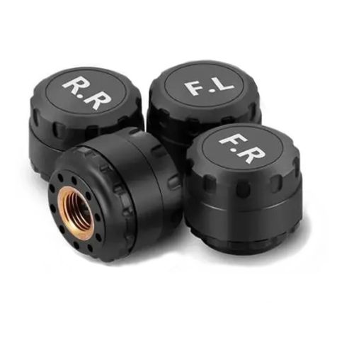 Зовнішні датчики тиску в шинах універсальні TPMS + SOLAR система контролю і температури тиску в шинах з сонячною панеллю і цифровим РК-дисплеєм, 