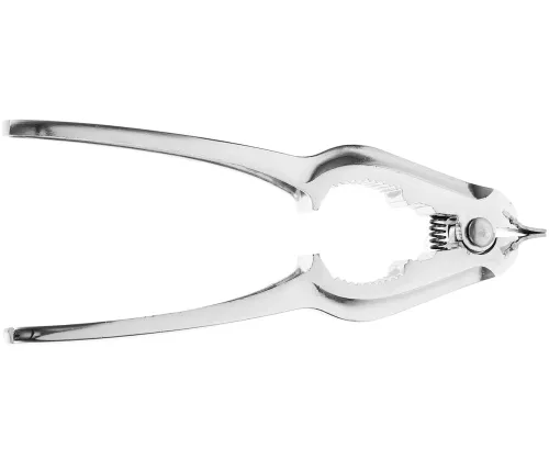 Кухонный орехокол Nut Cracker AND 198 2 в 1 для чистки и раскалывания скорлупы ореха, миндаля, каштана 14×5 см ручная открывалка для морепродуктов