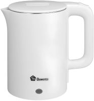 Электрочайник Domotec MS-5028 на 1.8 л настольный дисковый электрический чайник Домотек 1500W с индикатором работы и автоотключением от сети Белый