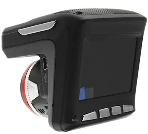 Автомобільний відеореєстратор DVR X7 GPS з антирадаром, Універсальний авторегістратор 1080p з детектором радара кут огляду 140 градусів Чорний