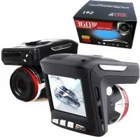 Автомобільний відеореєстратор DVR X7 GPS з антирадаром, Універсальний авторегістратор 1080p з детектором радара кут огляду 140 градусів Чорний