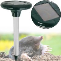 Відлякувач кротів і гризунів на сонячній батареї Solar Rodent Repeller ультразвуковий прилад кротовідпугіватель для відлякування шкідників 6х3. 5 см