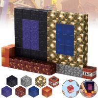 Детский магнитный конструктор Майнкрафт Magnetic Block Minecraft Z05A на 58 деталей 2х2 см разноцветные развивающие 3D кубики для детей от 3-х лет