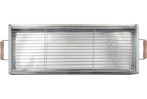 Переносний розкладний мангал Barbecue Tray 770T MD-008 8009 портативний вугільний, дров'яної гриль зі знімною решіткою, складаний барбекю з сіткою