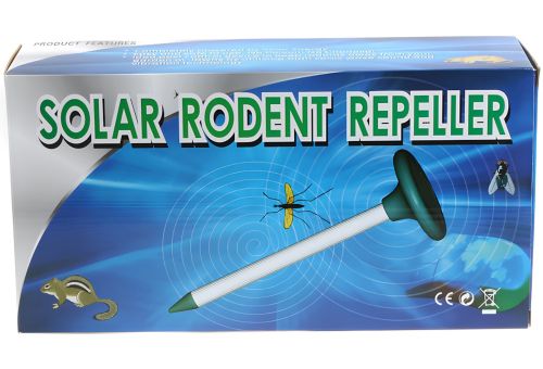 Відлякувач кротів і гризунів Solar Rodent Repeller ультразвуковий прилад кротовідпугіватель на сонячній батареї для відлякування шкідників
