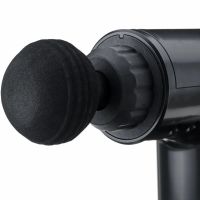 Мышечный массажер пистолет Fascial Gun FH-320 Black для тела, портативный ручной ударный массажер-пистолет KH-320 YX-908 Черный 