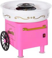Апарат для приготування солодкої вати Cotton Candy Make NJ - 228 Рожевий автоматичний пристрій міні-машина для цукрової вати в домашніх умовах
