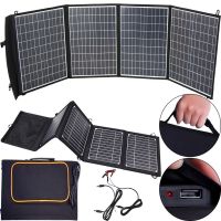 Складна портативна сонячна панель CL ZD18100 100W 18V на 4 секції USB для зарядки телефону Водонепроникна гнучка батарея 100Вт для кемпінгу