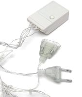 Внутрішня гірлянда штора зірки Star Style теплий білий 2. 5Х1 м 138 LED діодів WW, Світлодіодна гірлянда-завіса 12 зірок на вікно 2. 5мх1м 220V
