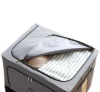 Складаний органайзер чохол Non-Woven Box AND242 для зберігання одягу та постільної білизни 50x40x31 см Великий кофр коробка бокс для речей з ручками