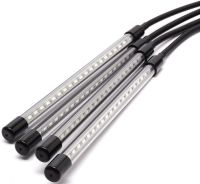 Светодиодная гибкая фитолампа Grow Light на 4 ветки для выращивания комнатных растений, светильник на 4 лампы роста рассады Полный спектр USB с таймером